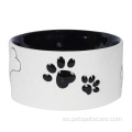 Accesorios para mascotas Nuevo cuenco de perros de mascota de cerámica